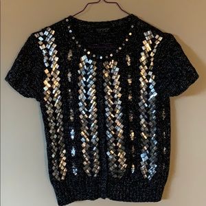 Topshop sequin cardigan